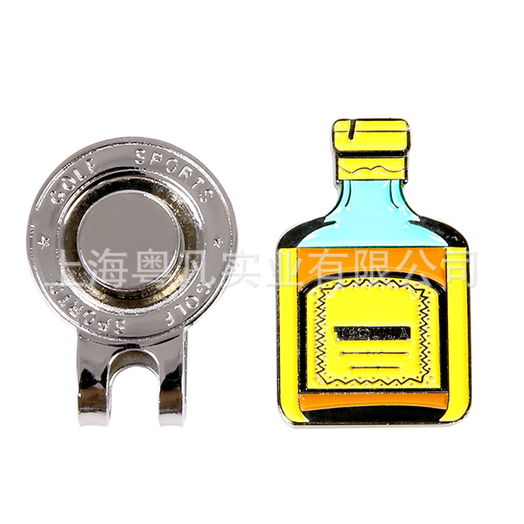Auto-Suministro de fábrica en stock suministros de golf accesorios clip de imán de metal para consulta de dibujo clip de sombrero de golf
