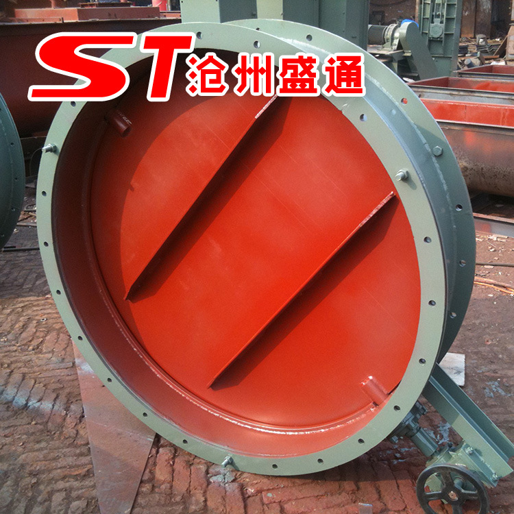 DN700烟气蝶阀 法兰式通风管道翻板阀 电动风门可远程就地控制