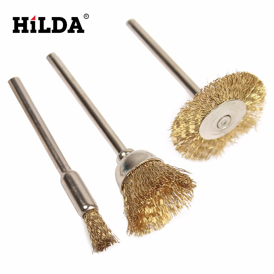 Cepillo de alambre de cobre rueda metal derusting limpieza pulido cabeza de pulido tallado de raíz de madera desbarbado rectificado eléctrico de mano taladro eléctrico banco de molienda