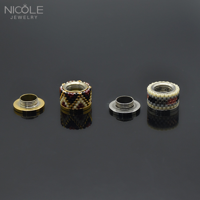 Qixi día de San Valentín pareja collar japonés importado vidrio arroz perlas collar Amazon Venta caliente joyería ventas directas de la fábrica