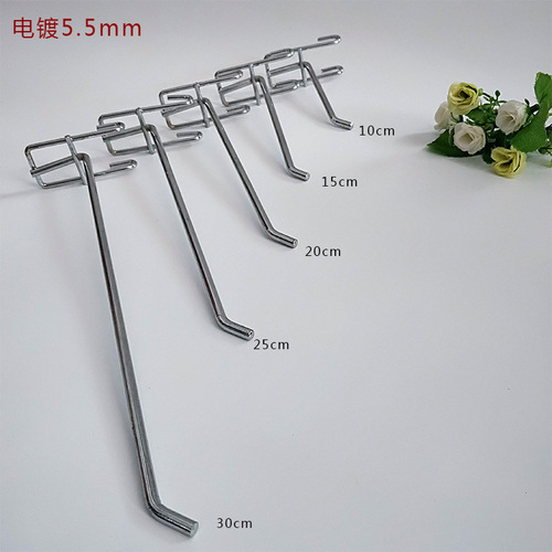 Single line mesh hooks for supermarket canteens, single line hooks for snacks, convenience store single line accessories hooks, factory ordering