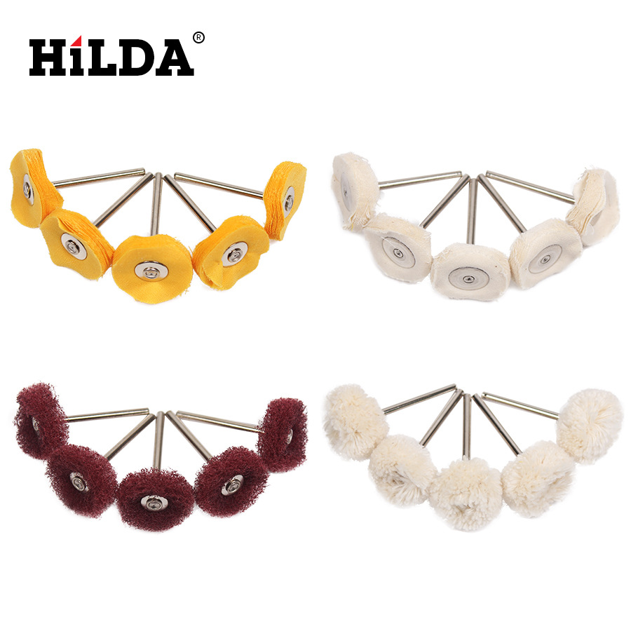 Suministro Hilda molino eléctrico accesorios Jade talla Jade ágata núcleo de oliva talla de madera pulido colgante molino accesorios rueda de tela