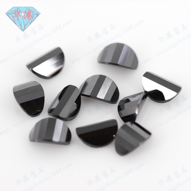 Bar with zircon, wedding ring, gemstone for ring, with gem