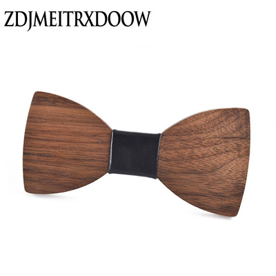fashion adult Bowtie man wedding party woodiness Bowtie manual make Bowtie men and women business affairs