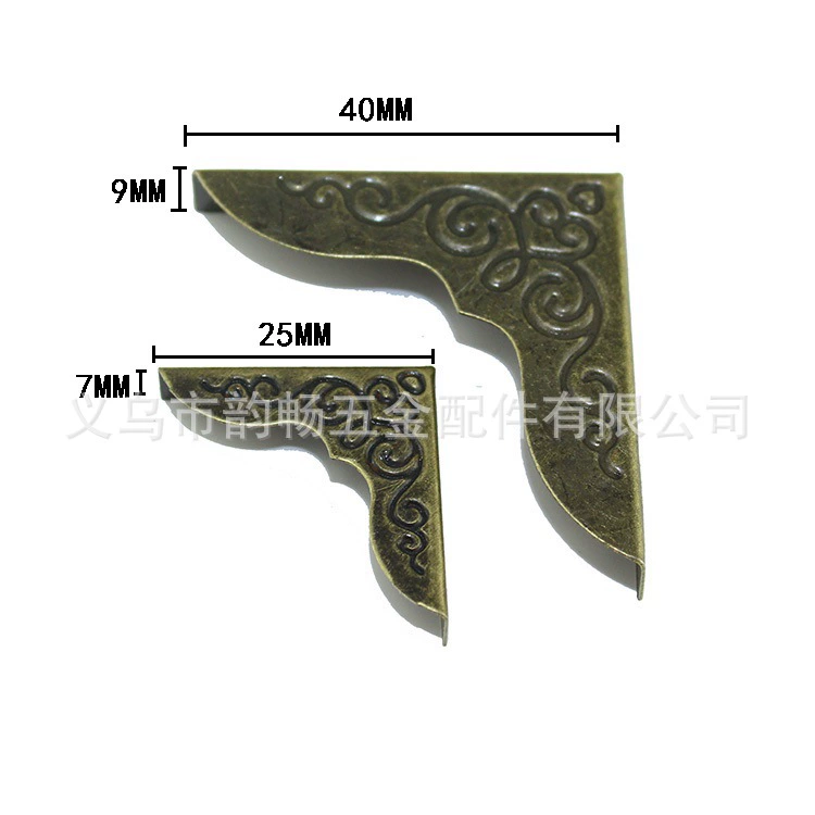 Малый Размер/большой кружева под прямым углом покрыты железный лист старинные декоративные угловые защитные изделия из железа