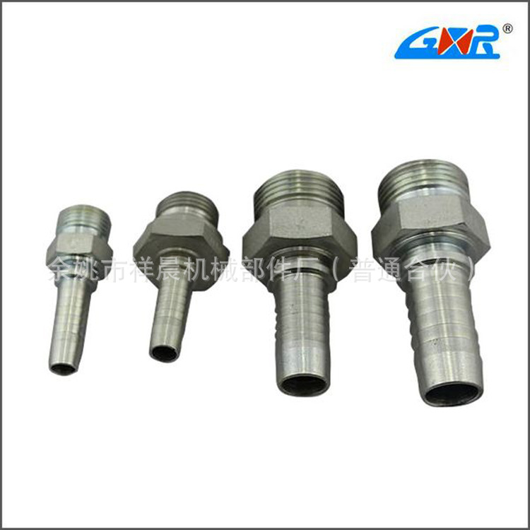 源头厂家供应不锈钢接头 多规格金属水暖管液体卡套液压O型管接头