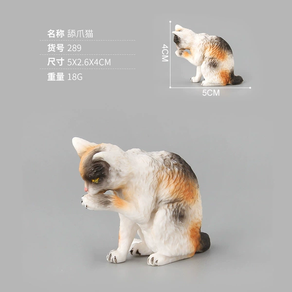 289 paw licking cat 18g