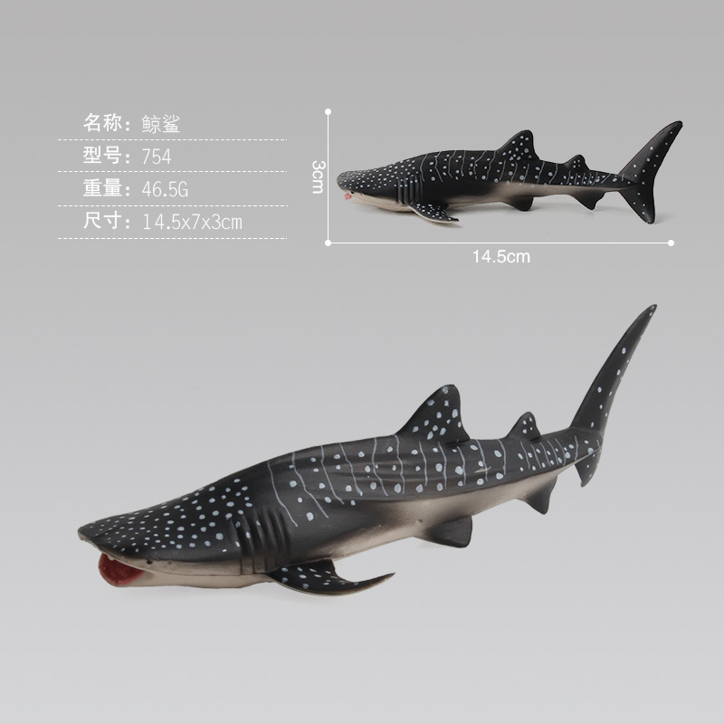 Venta caliente transfronteriza simulación animal marino modelo sólido delfín pez payasos tortuga tiburón adornos creativos