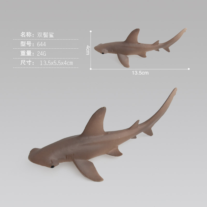 Venta caliente transfronteriza simulación animal marino modelo sólido delfín pez payasos tortuga tiburón adornos creativos