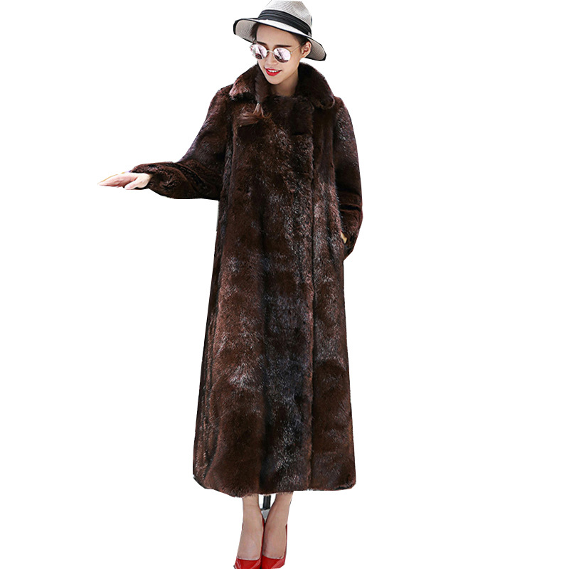 Women's Clothing Autumn and winter new fur coat mink coat whole mink mink long whole mink velvet plus size_voghion.com
