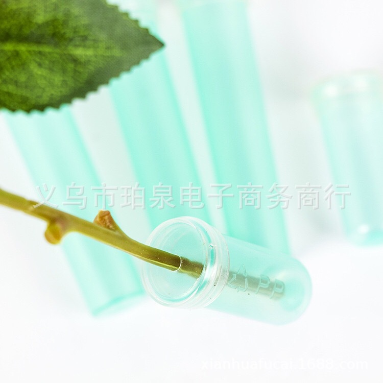 Orquídea tubo Flor de almacenamiento de agua pequeño tubo de goma de prueba absorbente de almacenamiento de agua nutrición tubo de entrenamiento floristería suministros DIY al por mayor