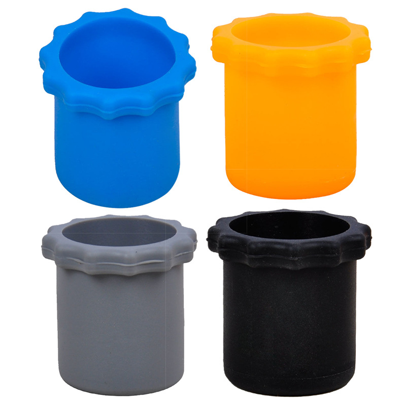 Directo de fábrica de goma MICRÓFONO INALÁMBRICO antideslizante anillo traje de protección micrófono inalámbrico de cuatro esquinas anillo micrófono manga anti-roll manga