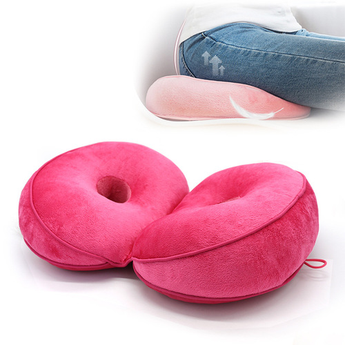 Source Amazon Office Lumbar Plush Beautiful Butt Cushion Butt Cushion Folding Two-Purpose Cushion Pillow One Piece Dropshipping