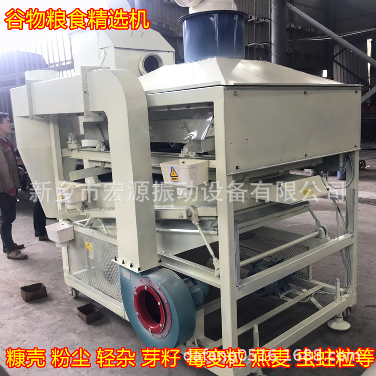 麻仁精选机 自动过筛 比重风机除杂 净度98% 一次性清理杂物 可定