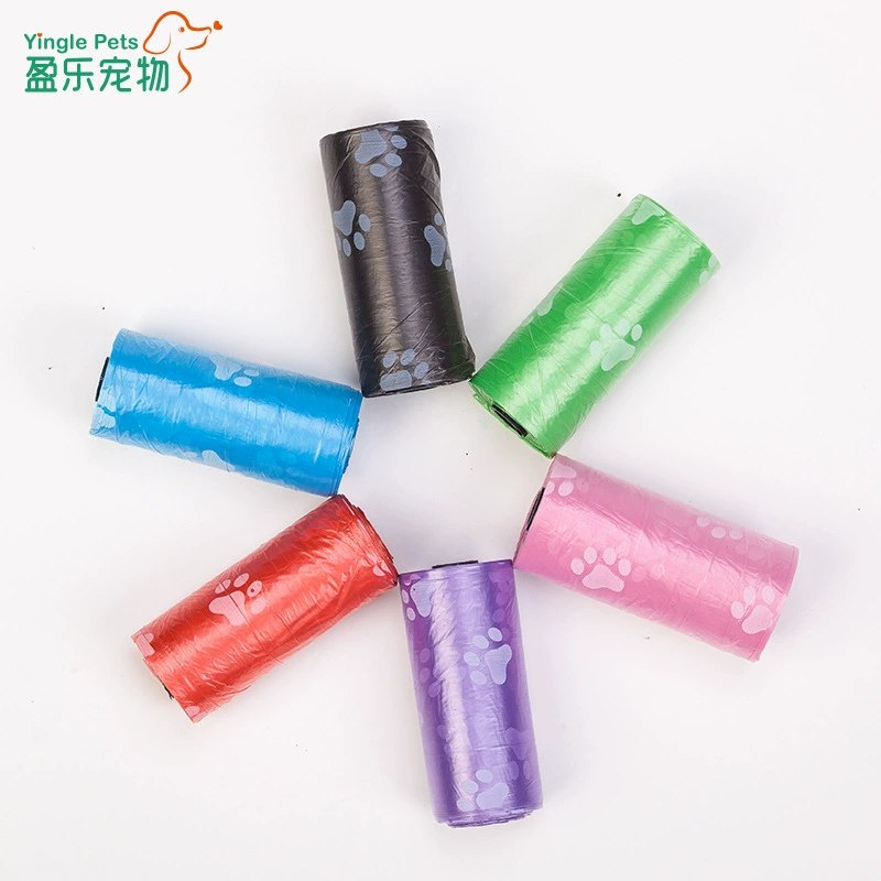 Поставки для домашних животных Следы мешки для мусора с принтом сумка для мусора