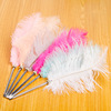 Western -style 40cm large feather sign -in pen Wedding guest signature pen banquet signature pen wedding supplies wholesale