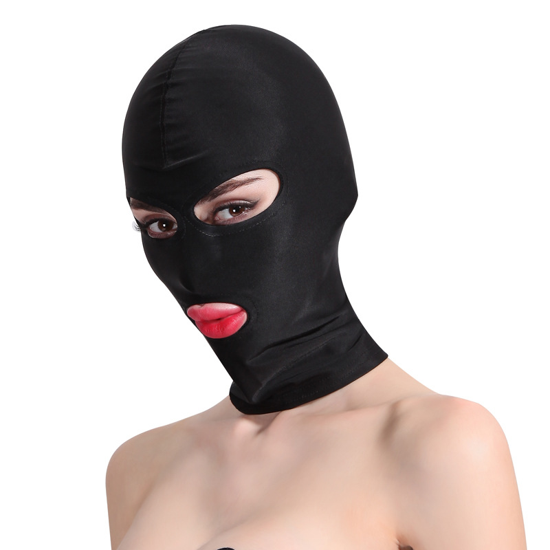 Productos sexuales para adultos tela elástica boca abierta ojos máscaras de rol máscaras solares máscaras faciales jeans