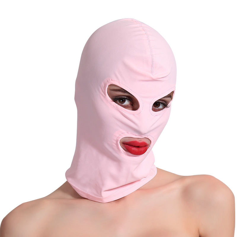 Productos sexuales para adultos tela elástica boca abierta ojos máscaras de rol máscaras solares máscaras faciales jeans