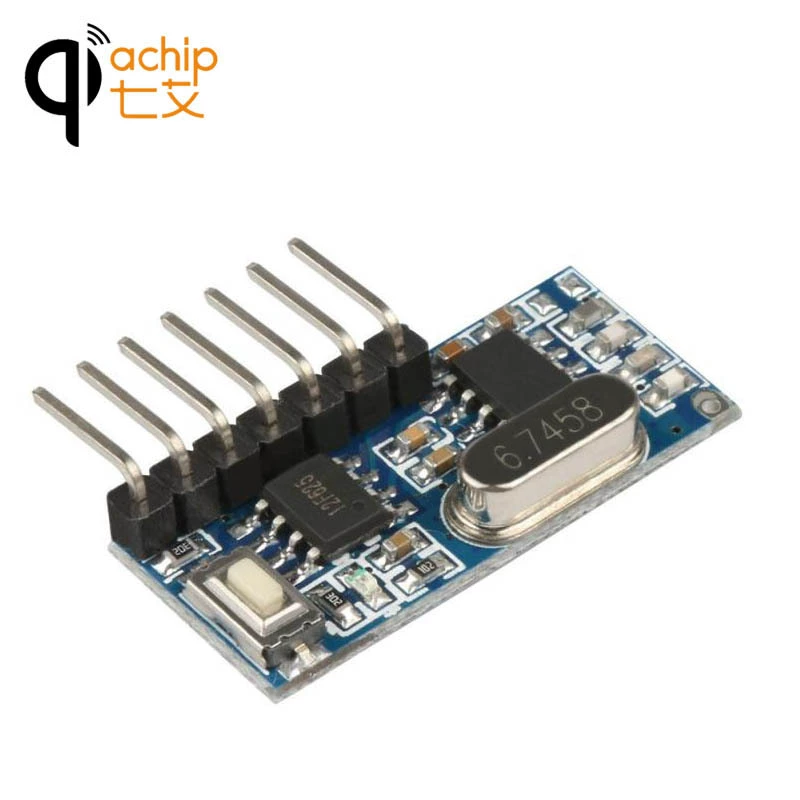 RX480-E 433 МГц Супергетеродинный модуль приемника беспроводного декодирования высокого уровня 4CH выход 1527 2262