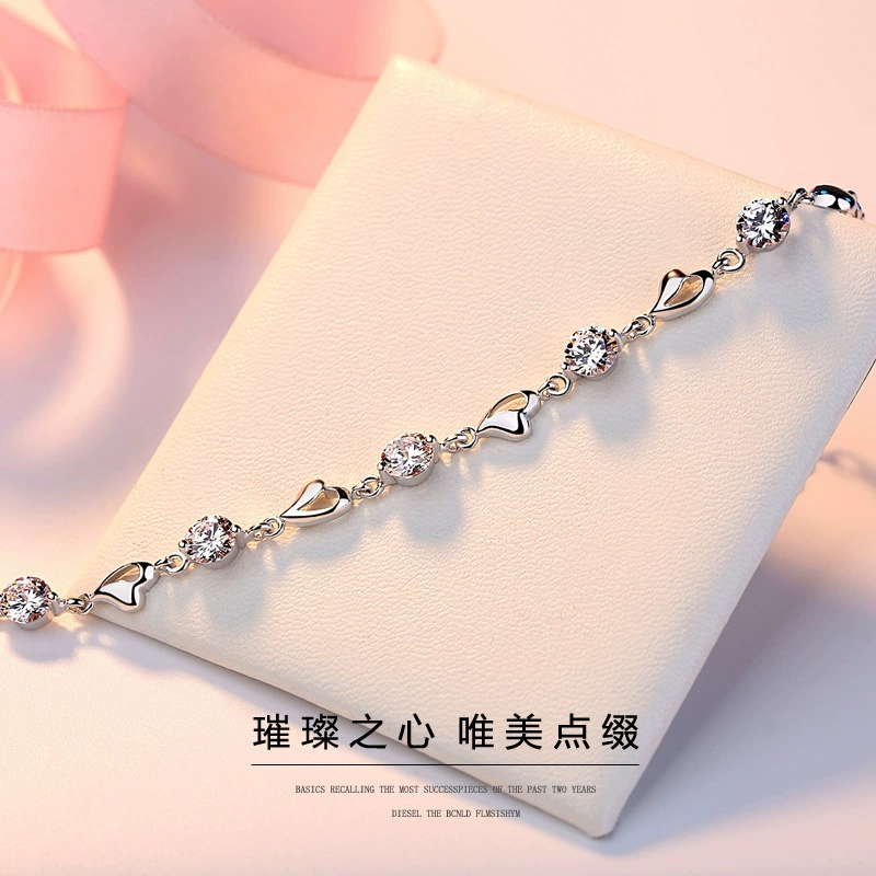 Маринский браслет? 'Marine bracelet' = Морской браслет, аксессуар ко Дню Святого Валентина, серебро 925 образец, для любимого, простой и элегантный дизайн, подарок на день рождения