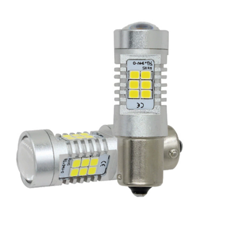 LED-производитель автомобильного света S25 BA15S 1156 P21W 2835 21SMD светодиодный задний свет поворотный