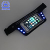 Glowing belt bag, waterproof sports mobile phone, wholesale