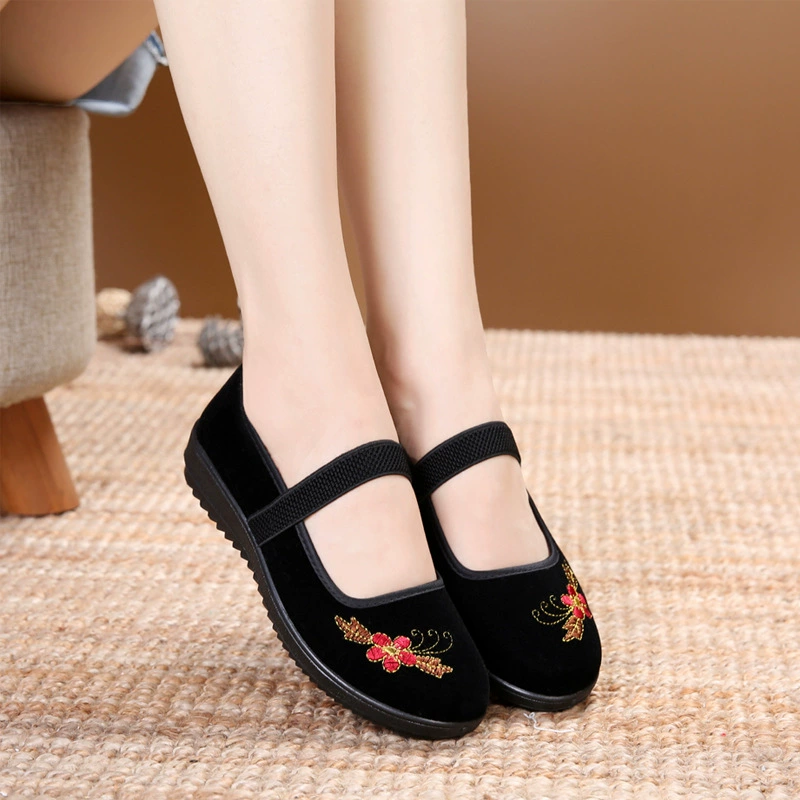 Тканевая обувь Old Beijing, Женская легкая дышащая нескользящая обувь для отдыха, женская обувь, молочная обувь, производители оптом