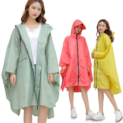 Japanese Cape Raincoat for Women Adult Fashion Hiking Long Cycling Raincoat for Men Korean Outdoor Waterproof Foreign Trade Manufacturer