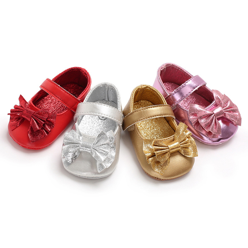 0-1 years old baby shoes Bows Princess Princess Learning Shoes Baby…