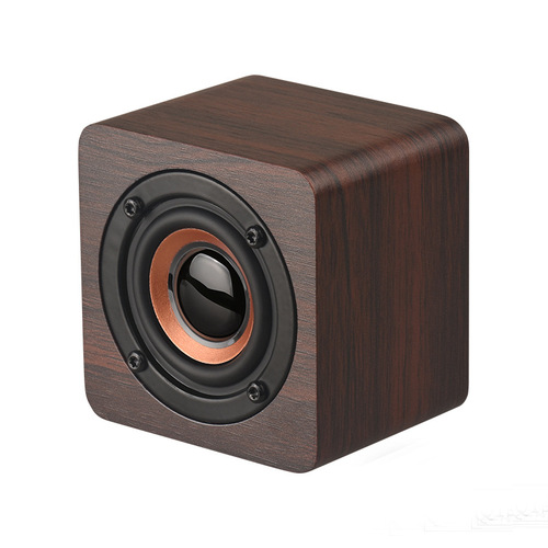 Q1 Wooden Mini Wireless Bluetooth Speaker, Phone Gift Creative Small Audio Manufacturer Wholesale