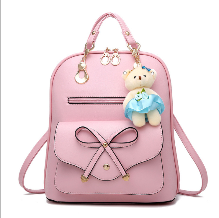 Backpack, capacious one-shoulder bag, 2023 collection, Korean style