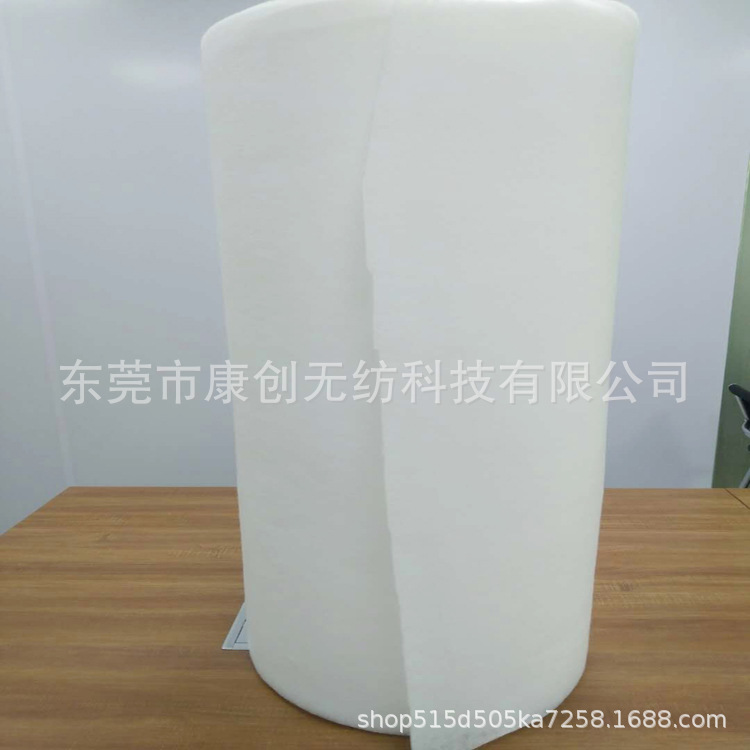 厂家直供50克热风棉东莞环保口罩用棉厂家定 制销售免费拿样