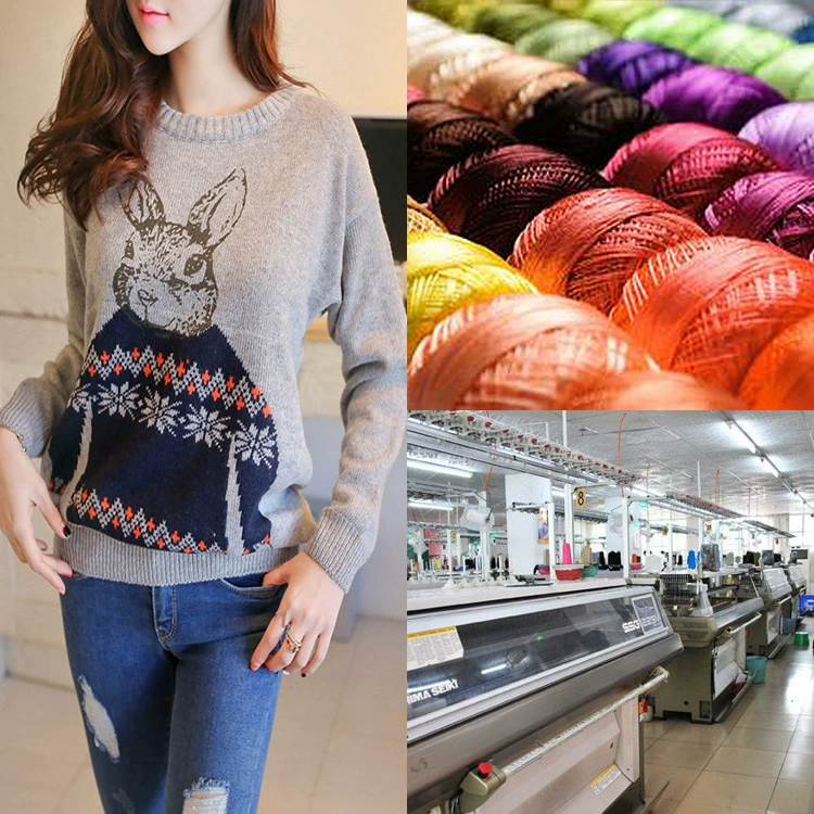 Шэньчжэньская фабрика крупных брендов, специализирующаяся на производстве высококачественных женских кашемировых свитеров и трикотажных изделий, осуществляющая высококачественную индивидуальную разработку.