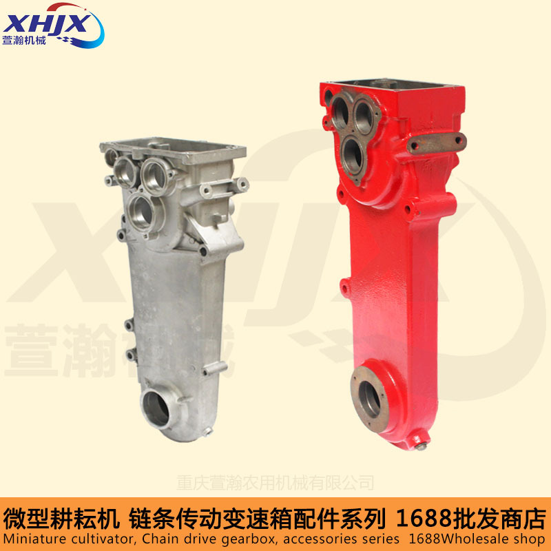 汽油微耕机变速箱链条机齿轮配件 500/800/900型变速箱 行走箱壳