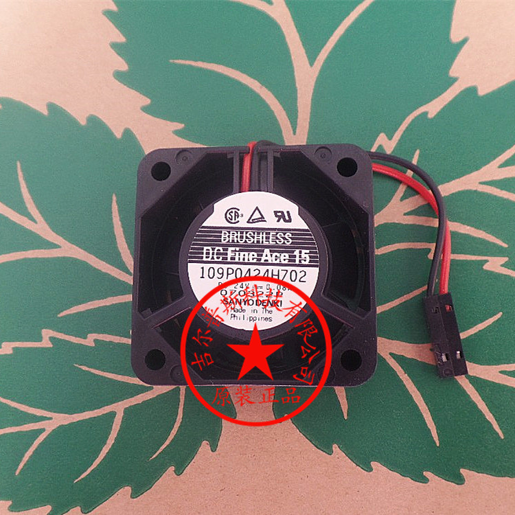 原装正品 109P0424H702  24V  0.08A  4015  2线  直流散热风扇