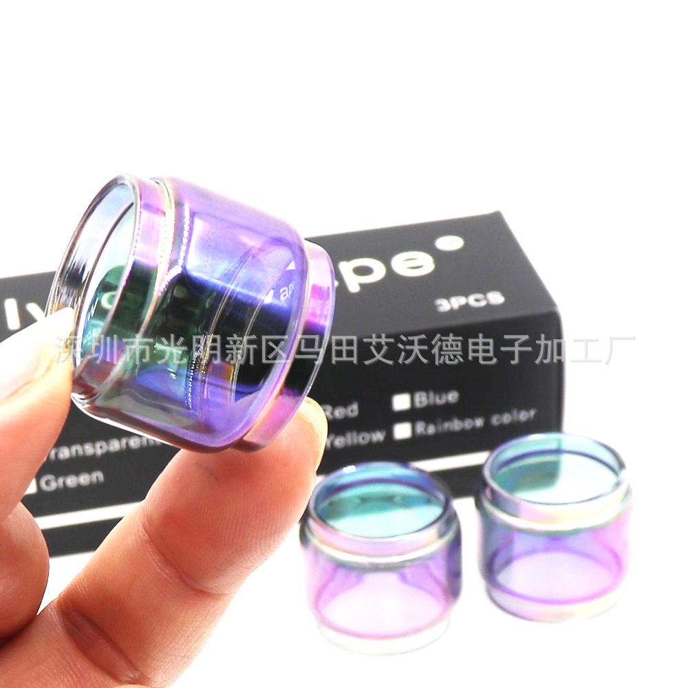3/box rainbow fat tube