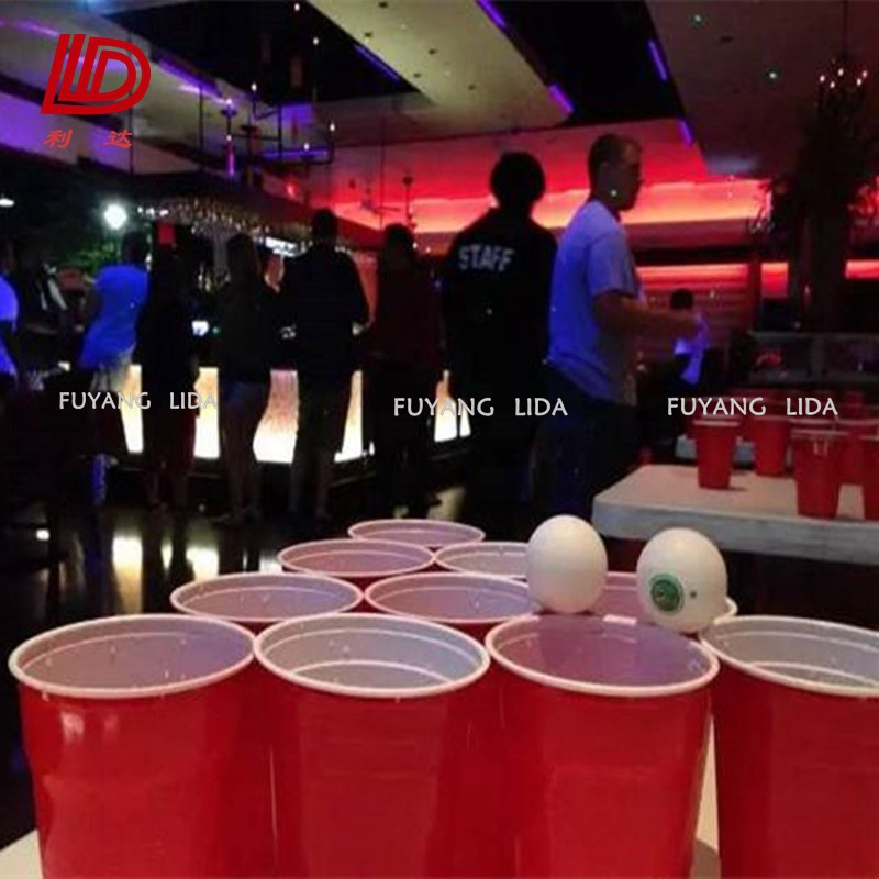 Fuyang Lida manufacturer can set plastic wine glass table tennis…