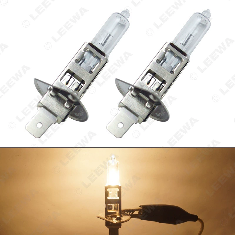 12V теплый белый свет автомобильная галогенная лампа H1/H3/H7/H8/H11/H11 кварцевая лампа автомобиля