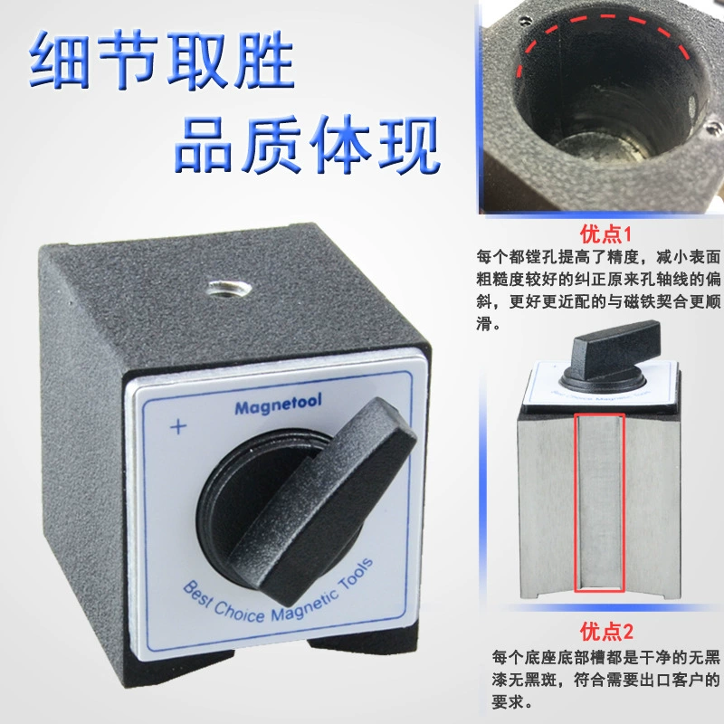 Magenetool Тип переключателя магнитное основание переключатель для резки проволоки Тип универсальное магнитное сиденье счетчика магнитное сиденье 6T8T