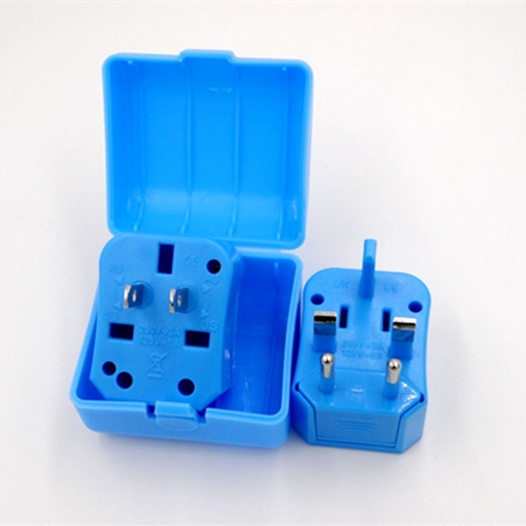 厂家供应便携式多功能旅游转换插头 万用孔转英标美标转换插头