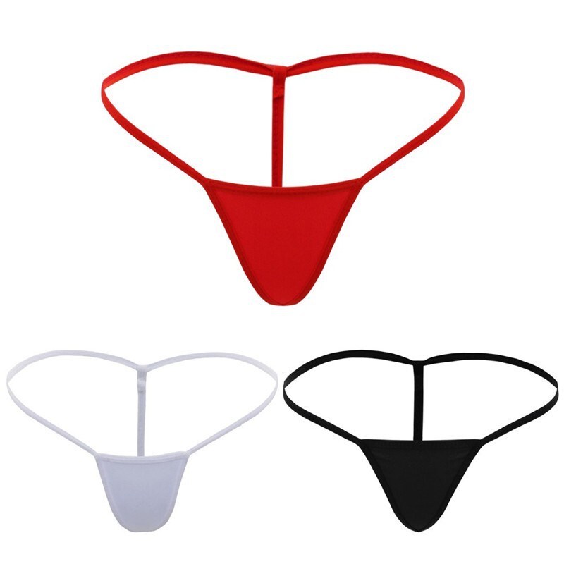 Simple thong T pants black and white red yellow blue multicolor optional ladies sexy panties