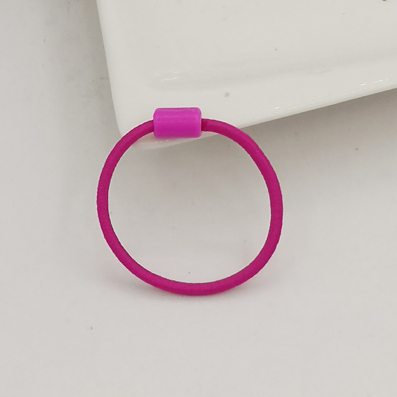 Children's plastic elastic hair rope, accessories, hair accessory, 3.5cm, DIY, Korean style 4