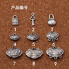 DIY Tibetan silver jewelry accessories Tibetan silver long -lived and rich lock pendant wholesale