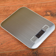 新款不锈钢平板厨房秤烘焙称 电子秤台秤厨房电子称食品称药材称