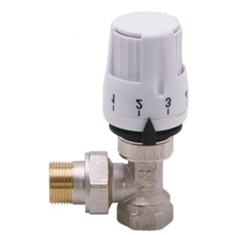 自动恒温控制阀 黄铜散热器恒制阀(角式) 自动启闭阀调节阀