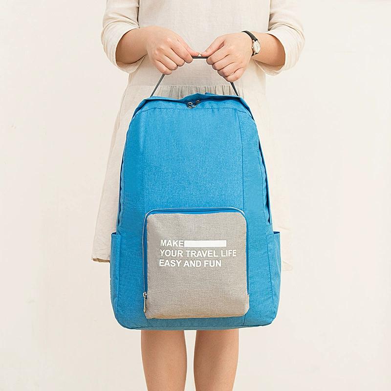 Folding backpack, school bag, oxford cloth, Birthday gift