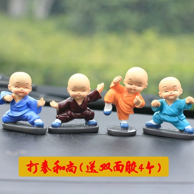 Car ornaments | Auspicious Fruit Plant Potted - boxing-monk-4-double-sided-adhesive