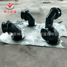 内衬碳化硅耐磨弯头 耐温抗冲击力碳化硅耐磨弯头