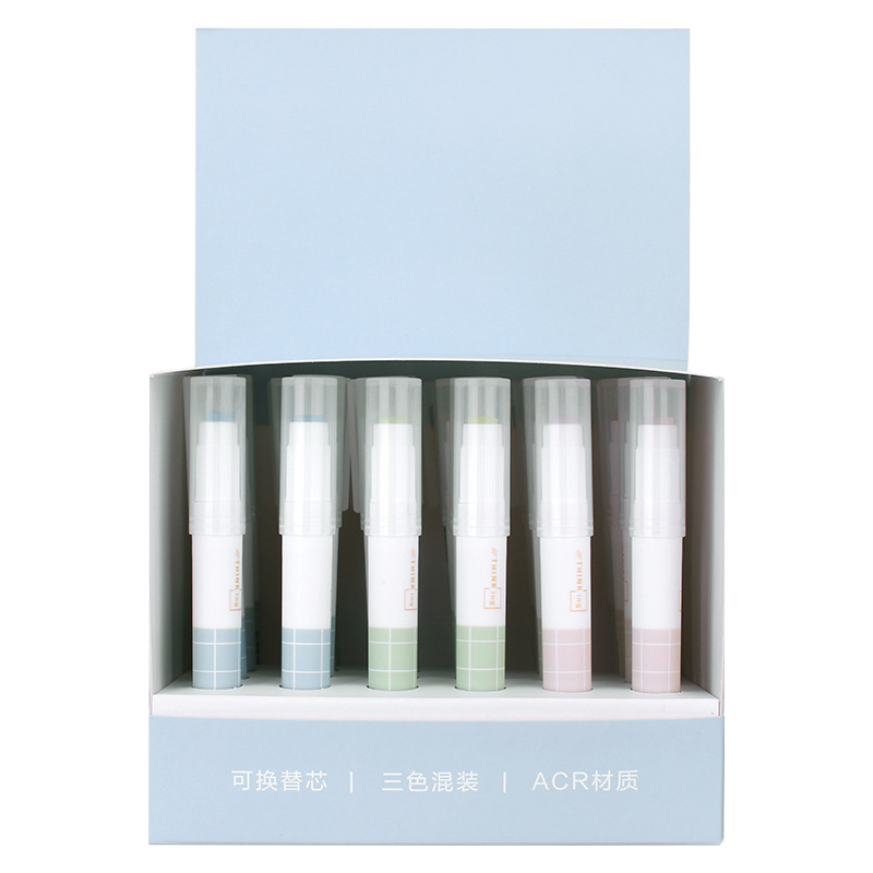 Deli 9629 pen type solid glue replaceable core color glue stick handmade transparent high viscosity glue portable solid glue