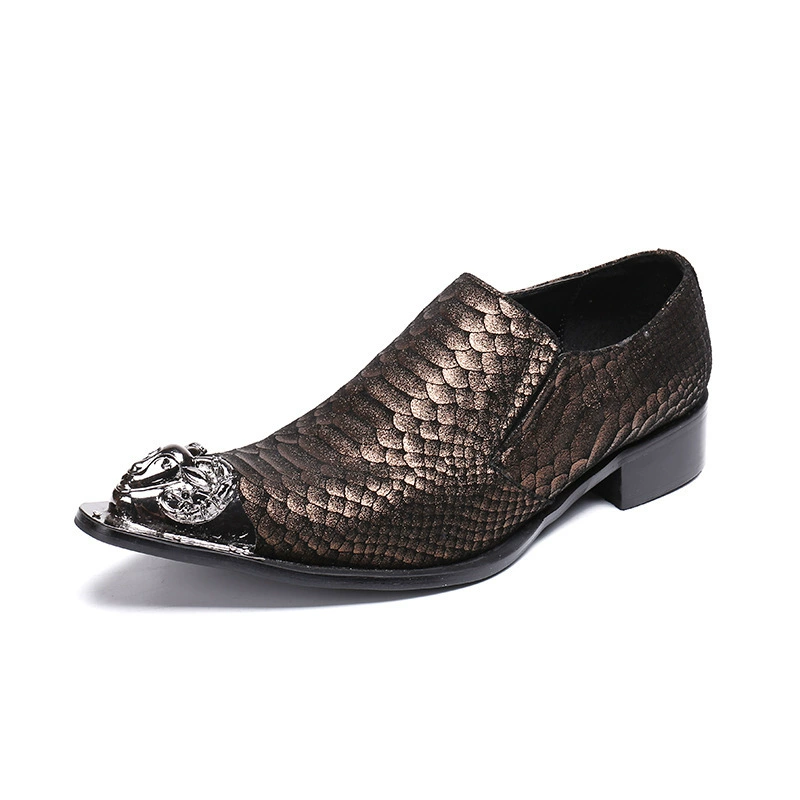 Новые мужские туфли из воловьей кожи с острым носком, модная Корейская британская деловая официальная одежда из воловьей кожи, модная обувь, дышащая летняя